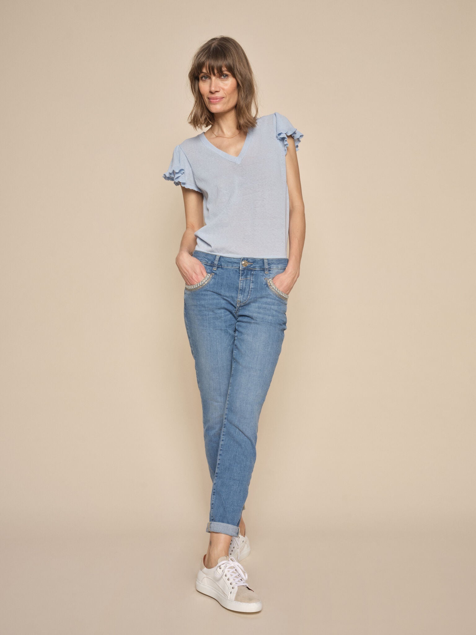 Modelshot / Cashmere Blue / Detail